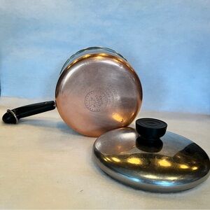 Vintage REVERE WARE Copper Clad 1 Qt. Saucepan w/ cover.